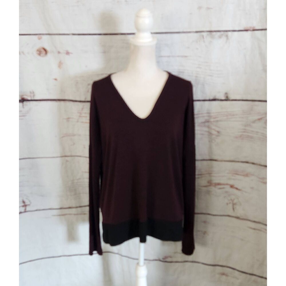 Rag & Bone V Neck Marled Sweater Size Medium‎